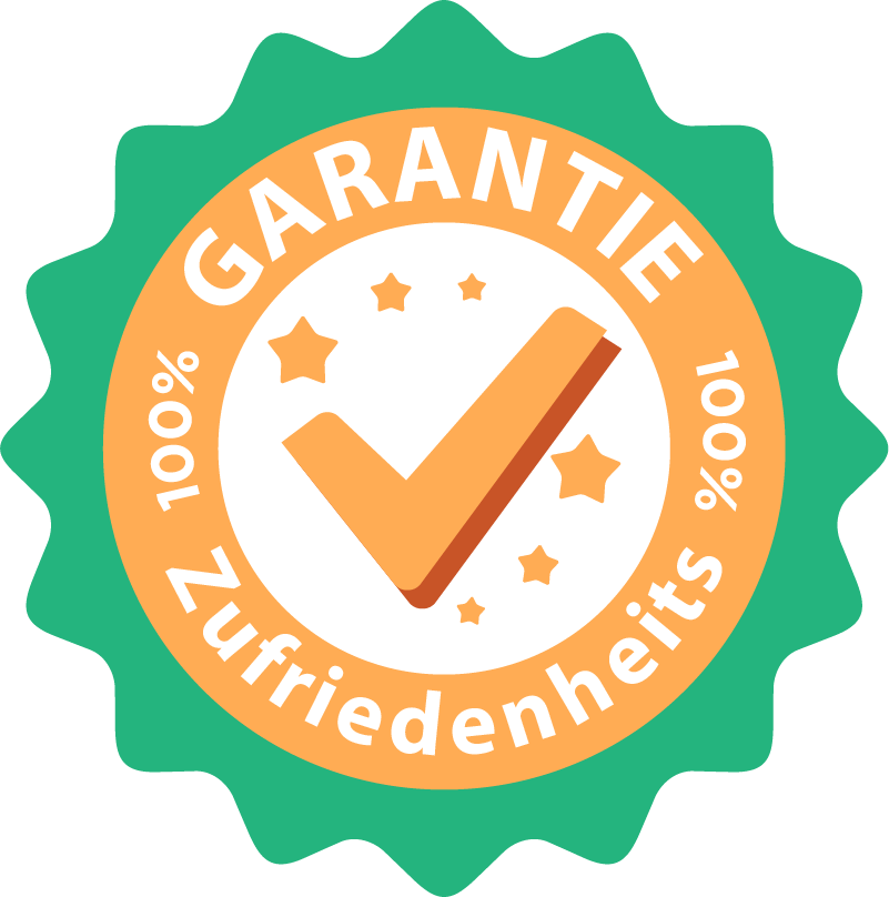 Zufriedenheitsgarantie Siegel